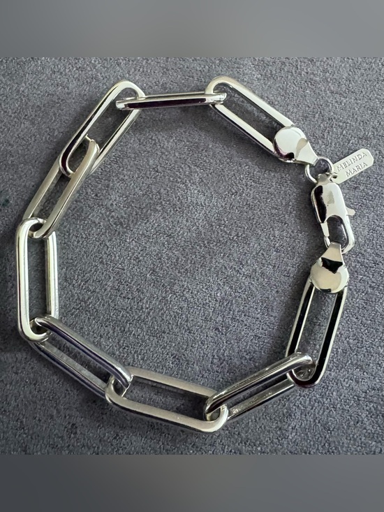 Melinda Maria Jewelry - Melinda Maria Gold Tone Paperclip Link Bracelet